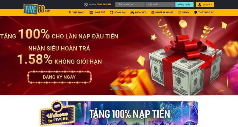 Chương trình khuyến mãi Five8 mới nhất